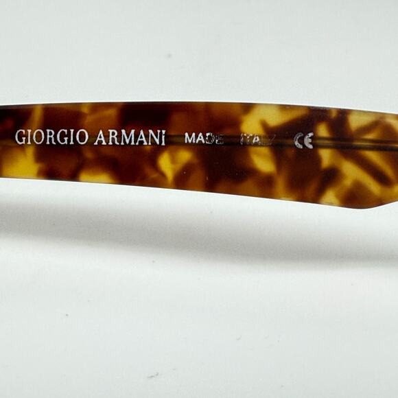 GIORGIO ARMANI 832 Vintage Italy Brown Tortoise Eyeglasses Frame H17813f - Picture 6 of 7